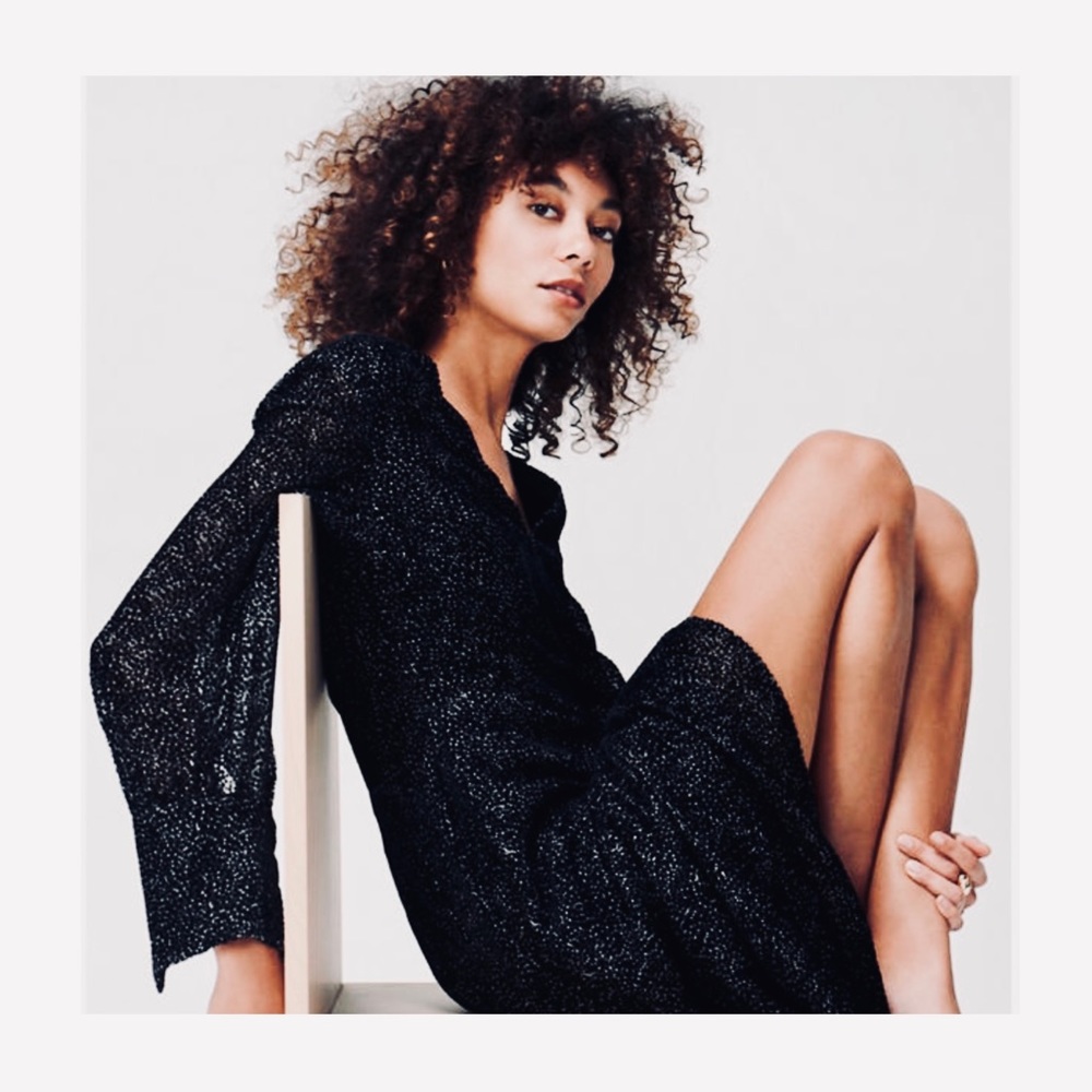 CLUB MONACO Deep V Dress